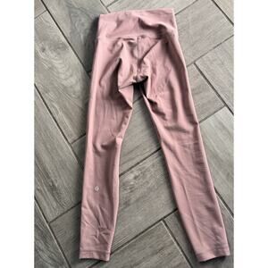 RARE! Lululemon Dusty Rose Leggings womens  Size 4 full length